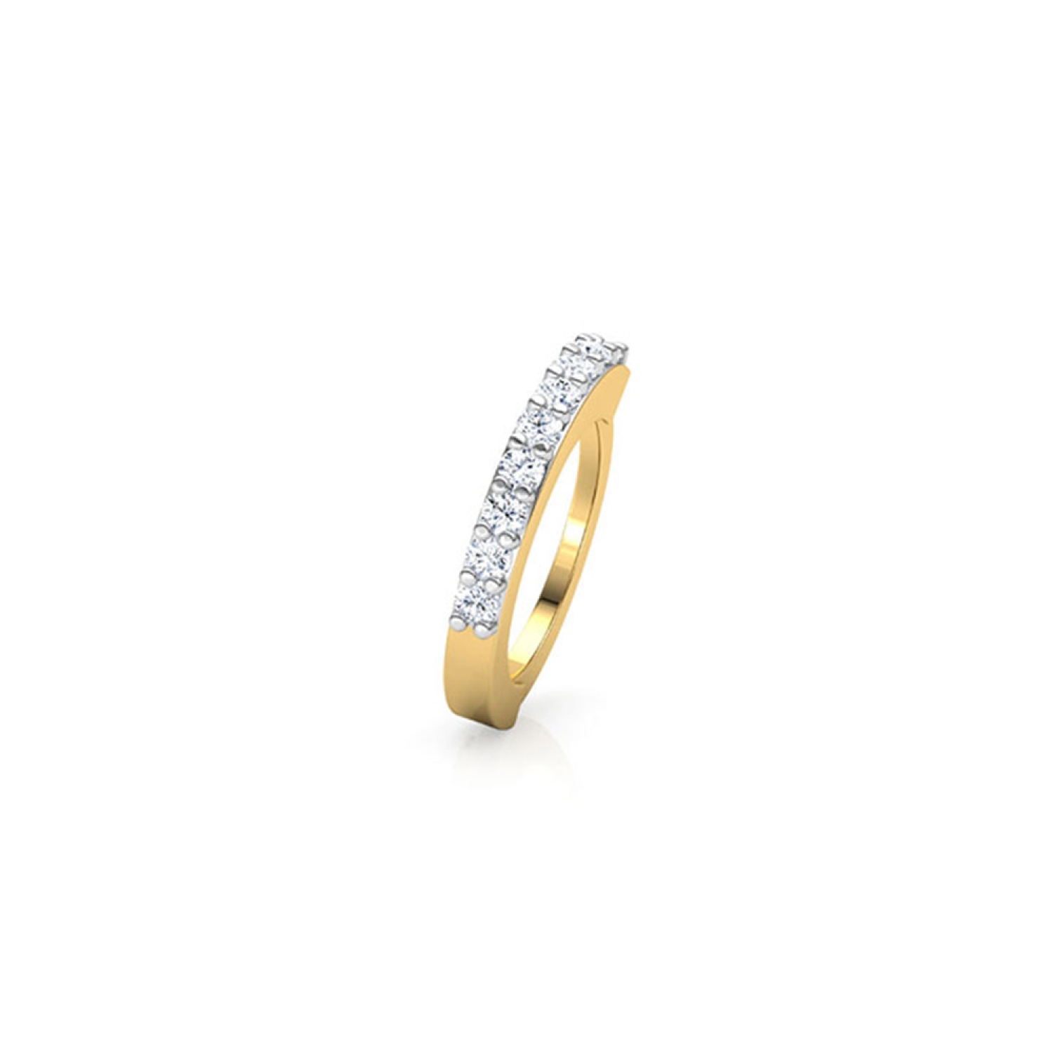 Diamond nose ring design sale